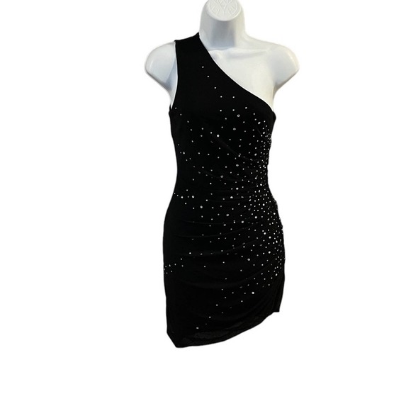 NBD Mila Embellished Mini Dress in Black Small - Picture 2 of 13